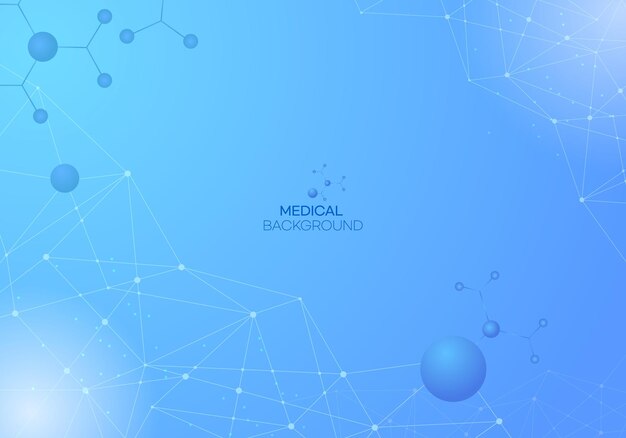Vector a blue background with the words medical practice on it