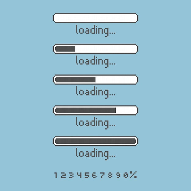 図の底に % という文字が描かれている青い背景