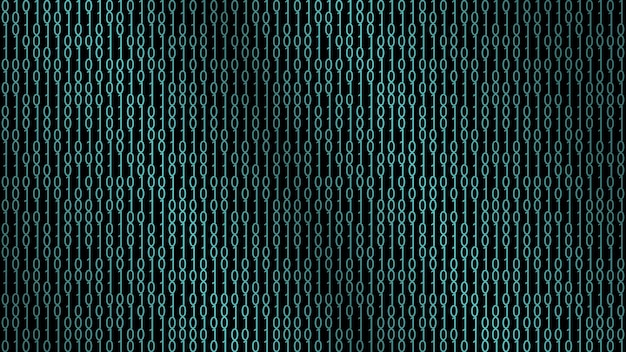 blue binary code on black background vector illustration for your design