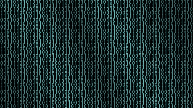 Blue binary code on black background Vector illustration for your design