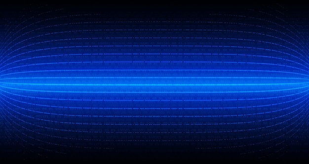 Vector blue binary screen background
