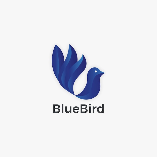 Vettore blue bird