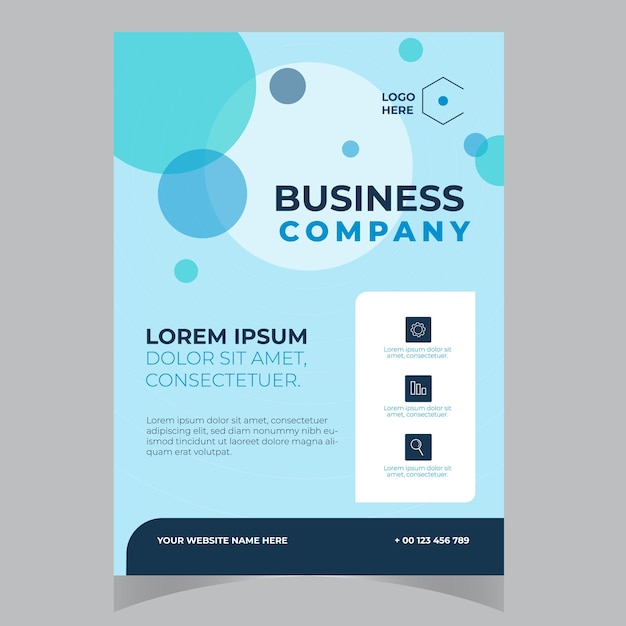 a blue and black sign that says business corporate company