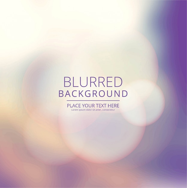 Vector blue blurred background