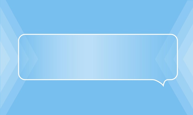 ボックスと矢印の空のダイアログウィンドウのすべてのテキストの青いボックス Web バナーベクトルイラスト