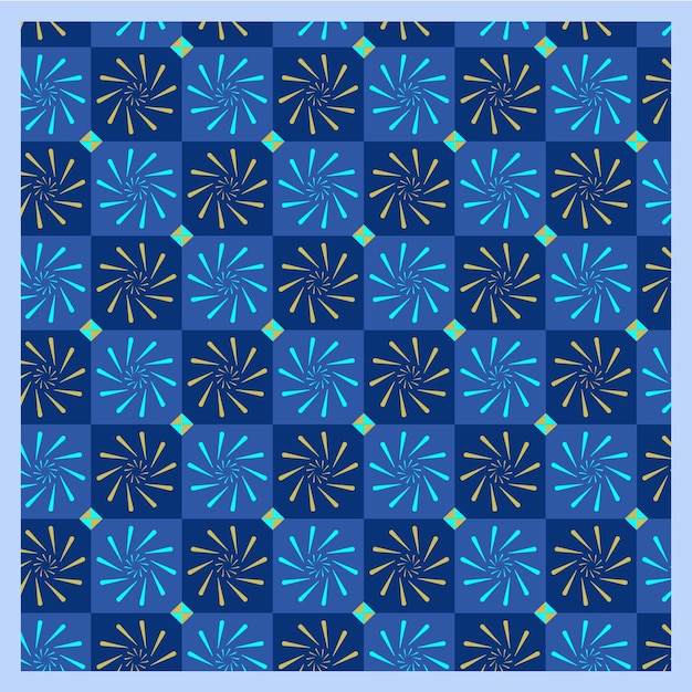 Blue box pattern seamless pattern in boxes blue pattern design