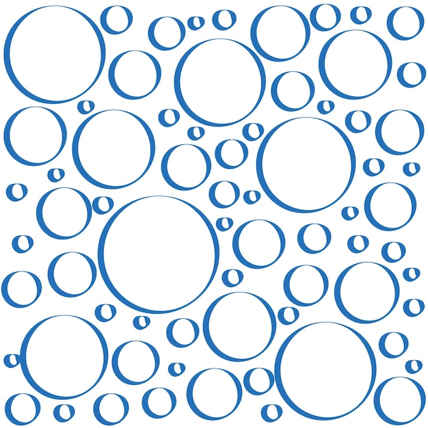 Blue Bubbles Pattern