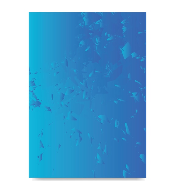 blue business card design mockup template