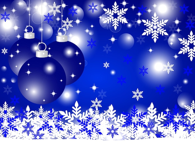 blue christmas background