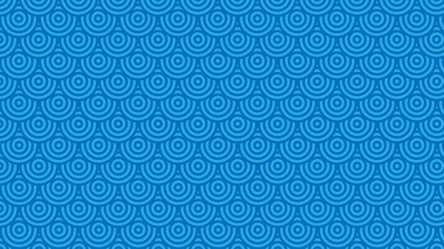 blue circle pattern