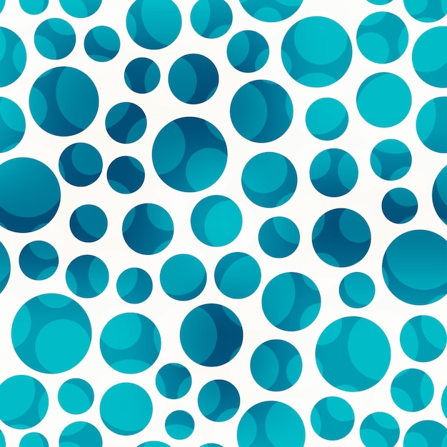 Blue circle seamless texture