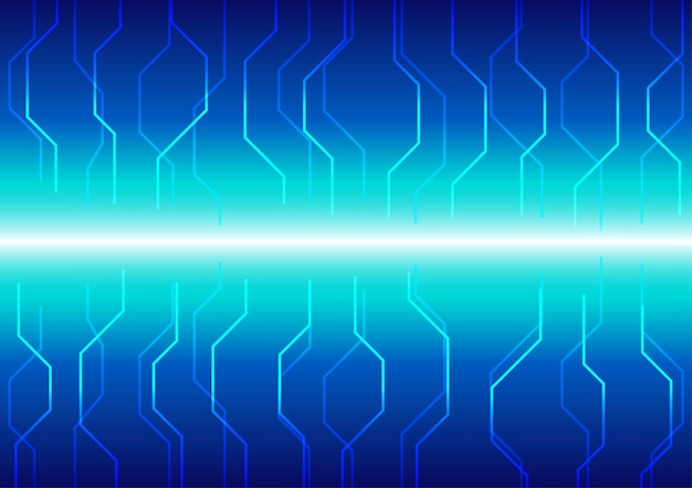 Blue circuit board background pattern