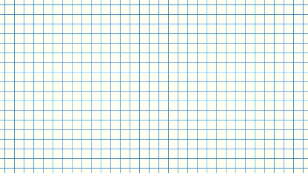 Blue color graph paper over off white background