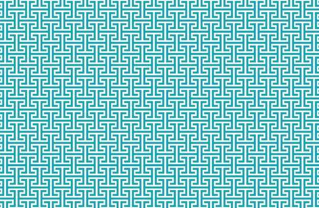 Blue color seamless geometric pattern