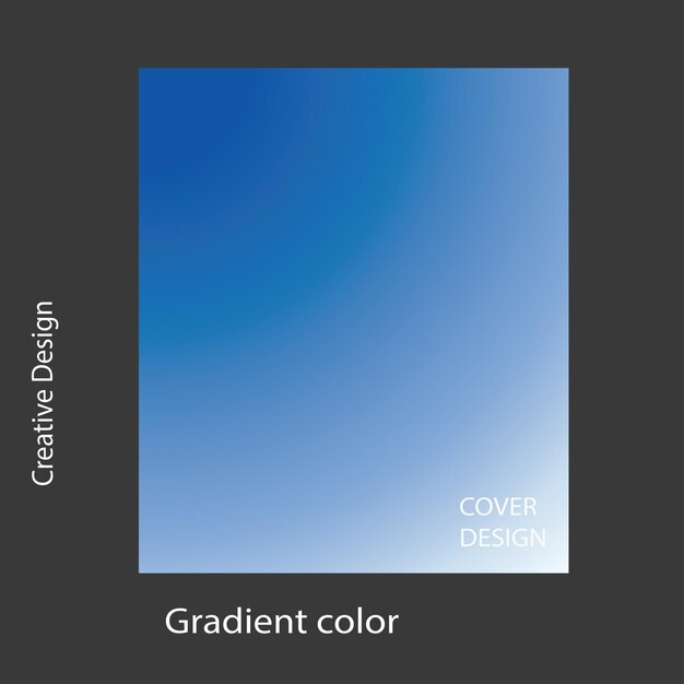 Vector blue colorful vector gradient background template