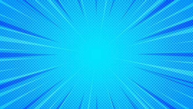 Blue comic background