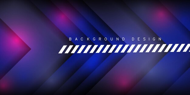 Blue corner arrows overlapping vector background on space for text and message artwork design