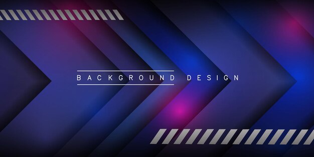 blue corner arrows overlapping vector background on space for text and message artwork design