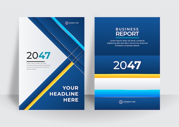 Blue corporate identity cover business vector design, Flyer brochure advertising abstract background, Leaflet Modern poster magazine layout template, Annual report for presentation.