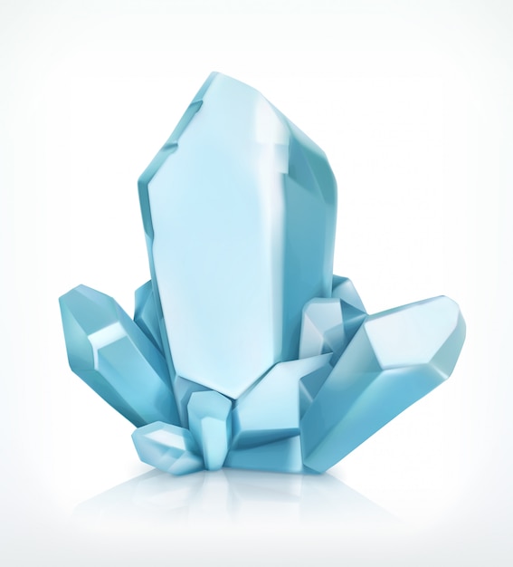 Blue crystal,