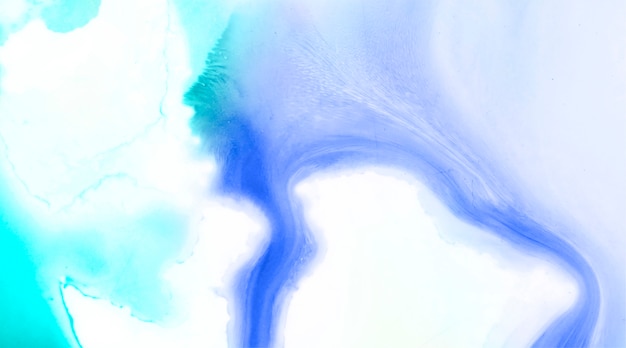 Blue and cyan watercolor texture abstract background