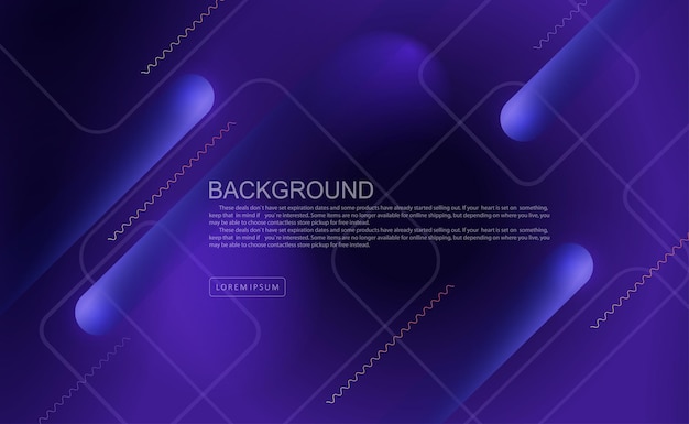 Blue dark geometric background with oblique stripes with a gradient light square frames