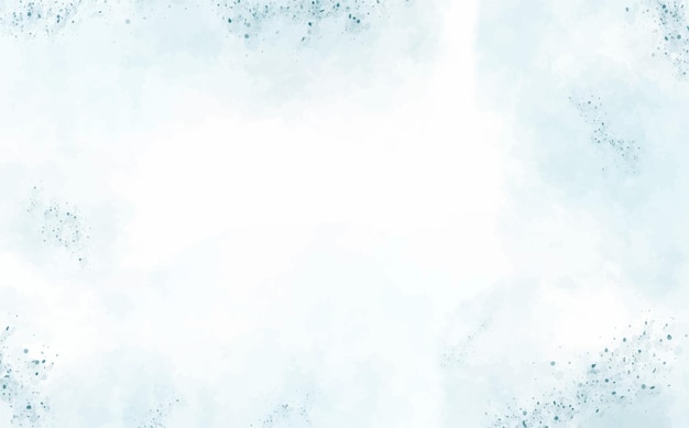 Vector blue deep ocean watercolor background