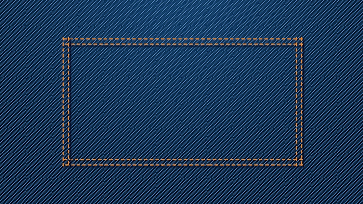 Vector blue denim background