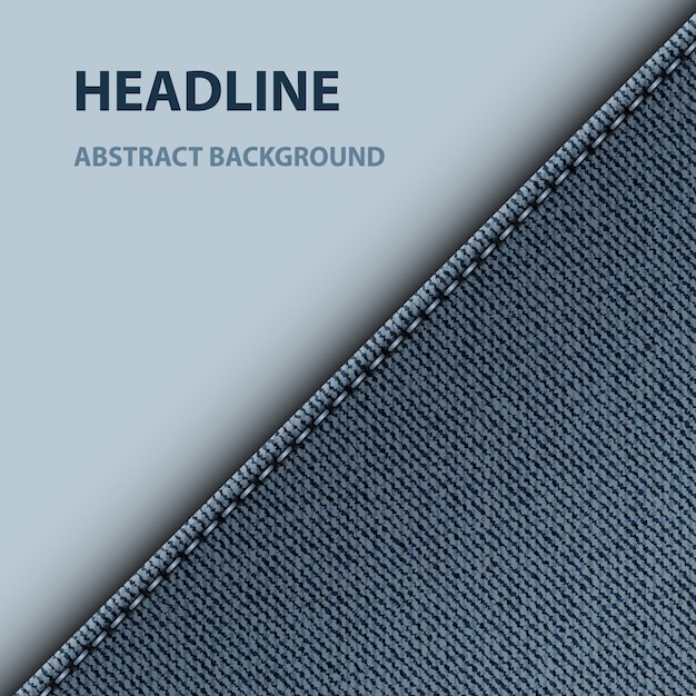 Blue denim diagonal design