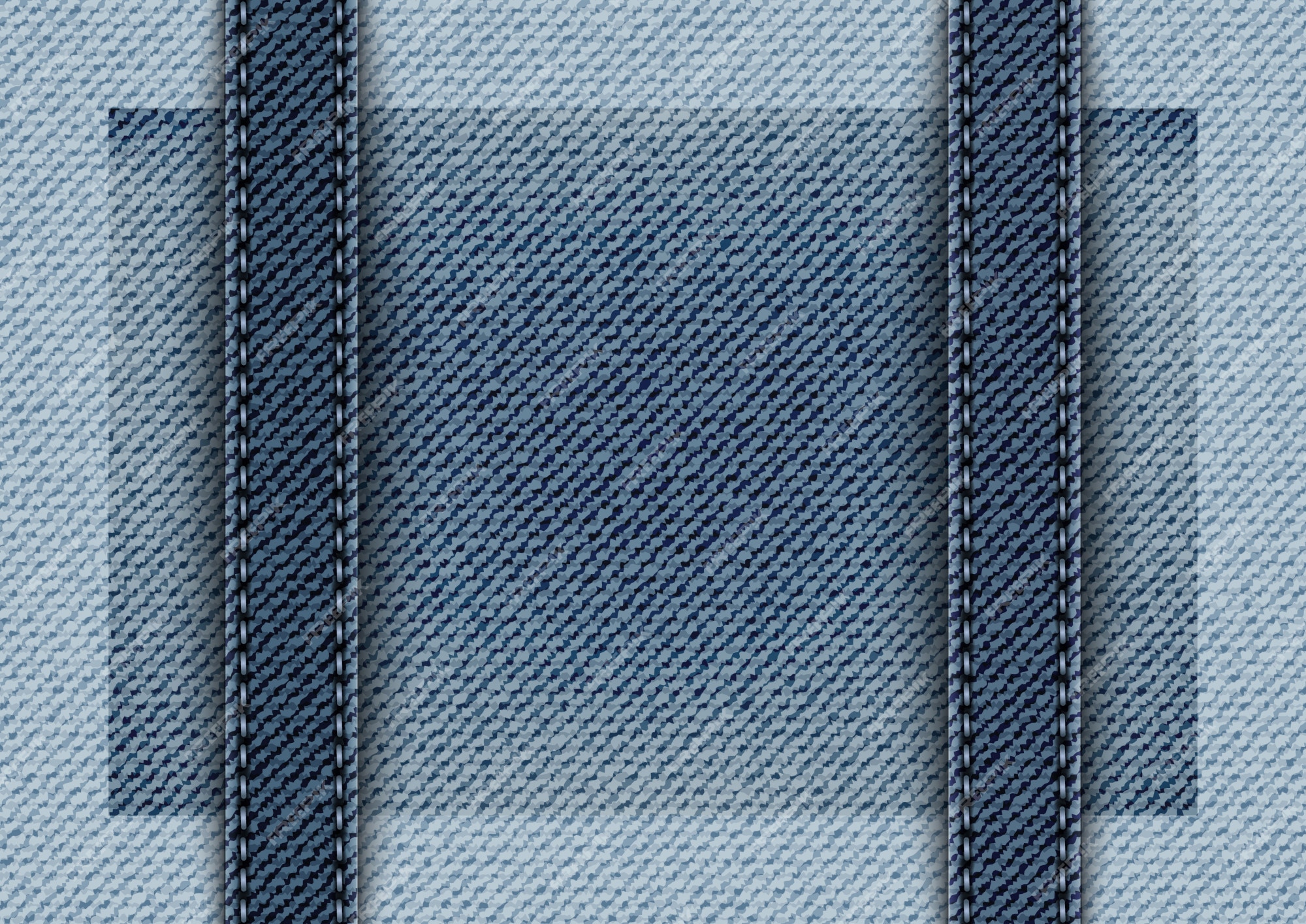 Premium Vector | Blue denim with vertical stripes