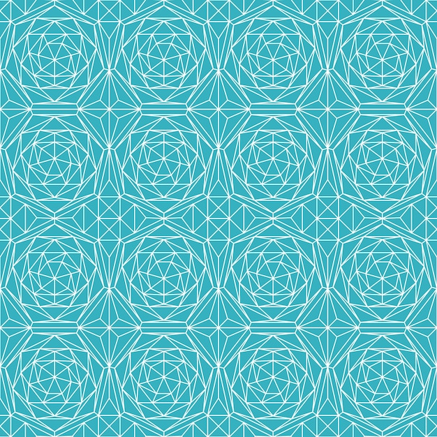 Blue diamond seamless pattern