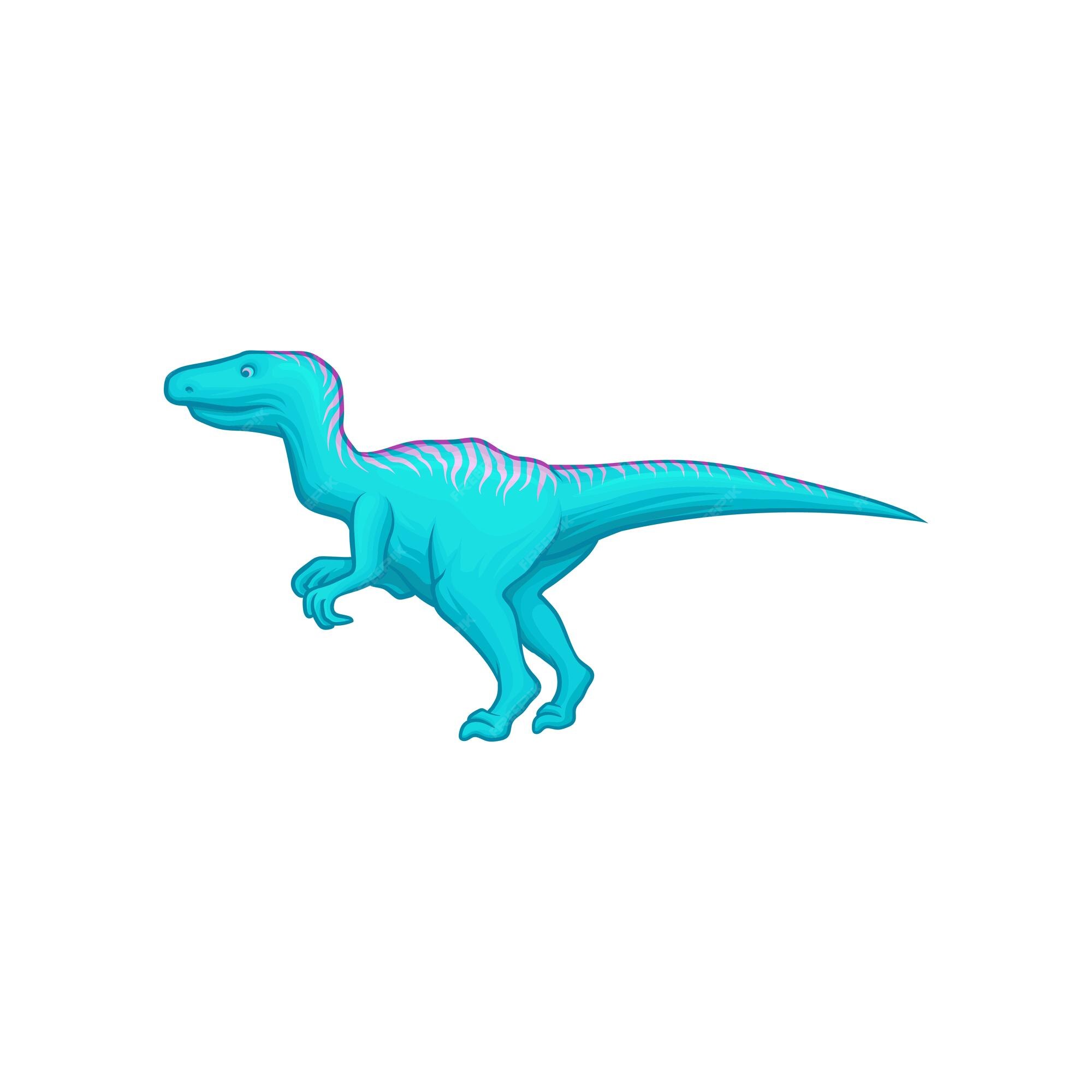 Dinosaur Running Vector Design Images, Long Tail Running Dinosaur