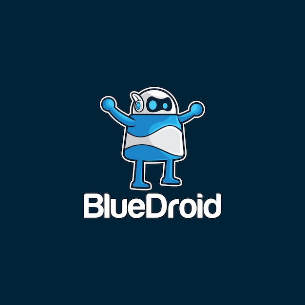 Blue droid