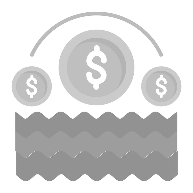 Blue Economy icon vector image Can be used for Economy