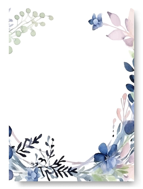 Premium Vector | Blue flax flower background vector banner poster ...