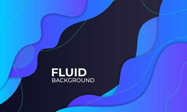 Blue fluid background illustration