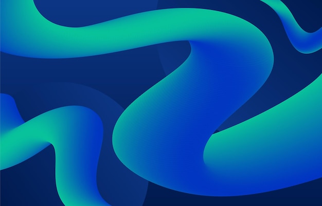 Blue Fluid Flow Background