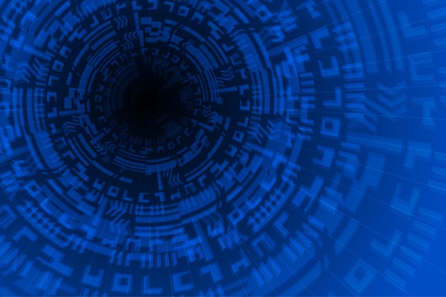 Blue future technology background