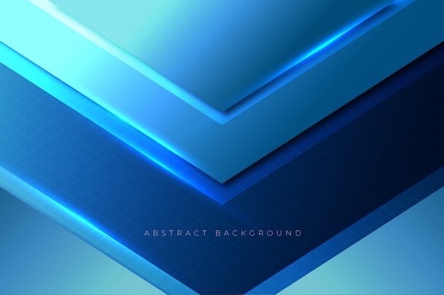 Vector blue geometric abstract background