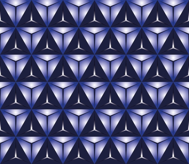 blue geometric pattern