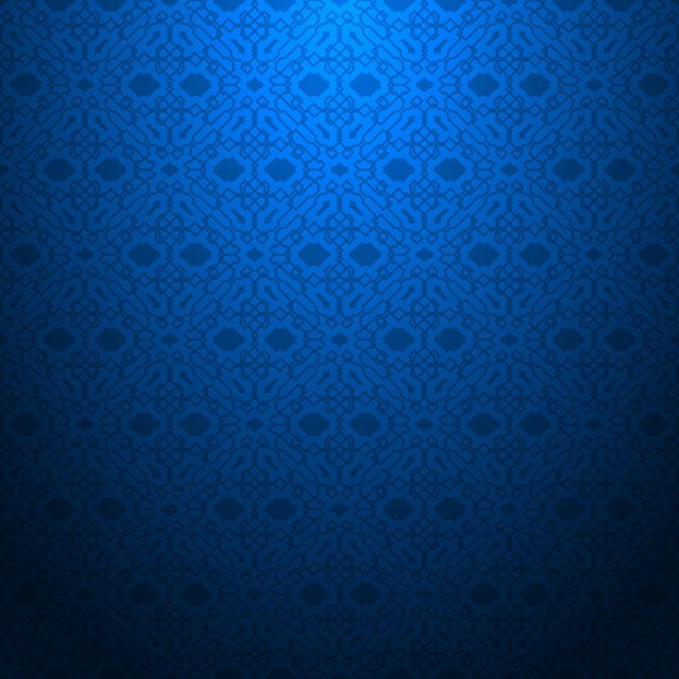 Premium Vector | Blue geometric pattern