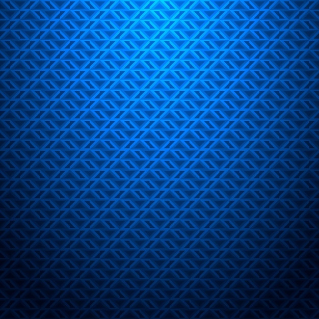 Blue geometric seamless pattern