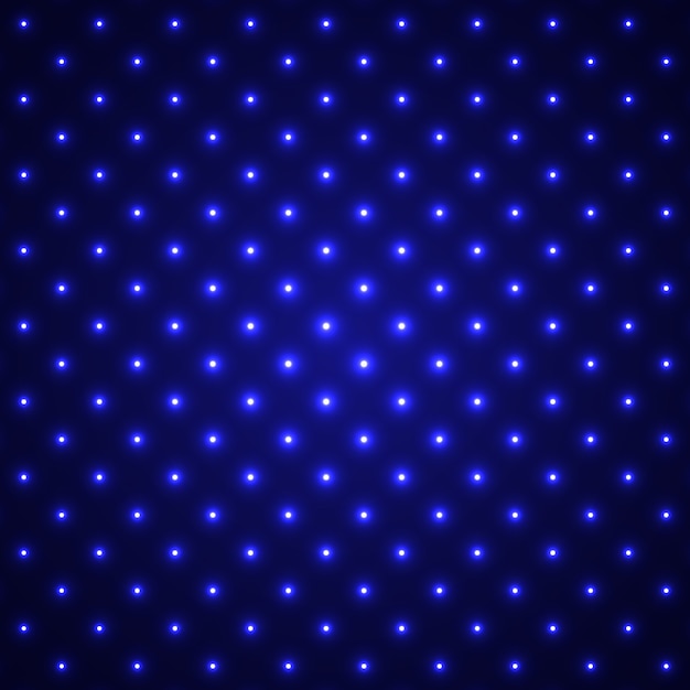 Blue glowing dotted background. light effect.  .