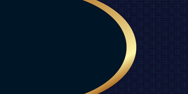 blue and gold circle background