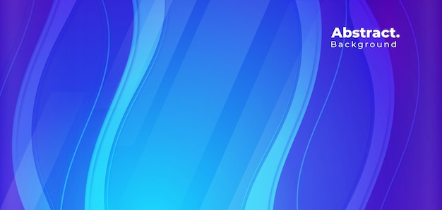 Vector blue gradient abstract background