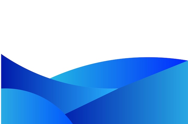 Vector blue gradient background