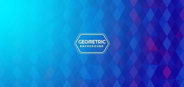 Blue gradient geometric background