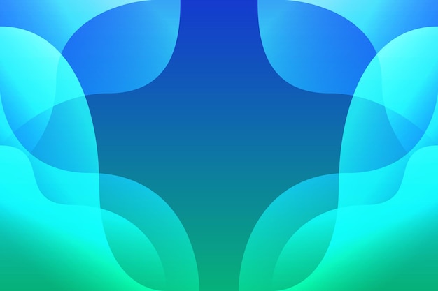 Blue Green Color Abstract Fluid Background