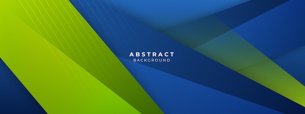 Blue and green geometric shapes abstract background geometry shine and layer element vector for presentation design Suit for business corporate institution party festive seminar and talks