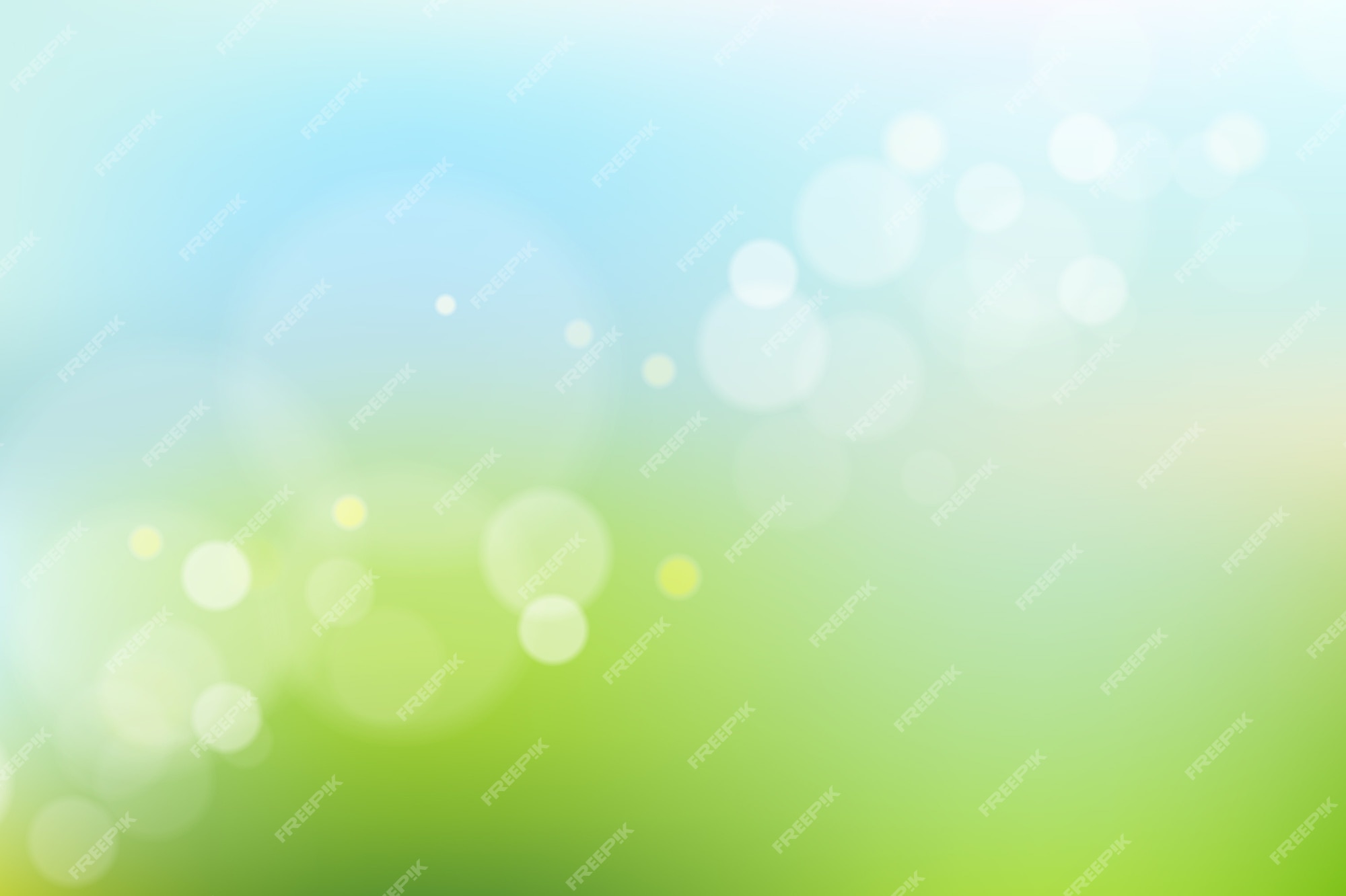 lime green and light blue background